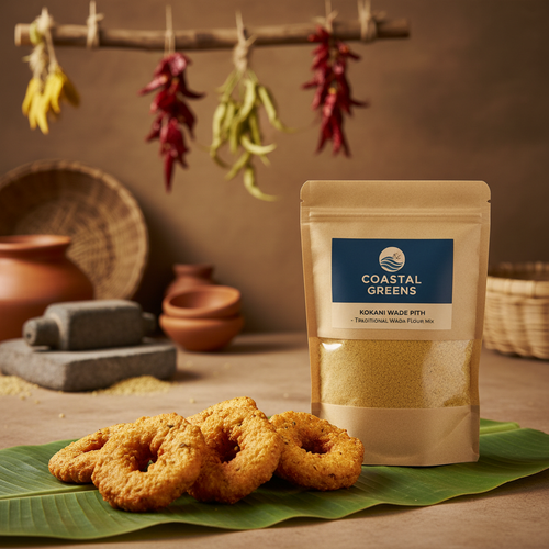 Kokani Wade Pith - Traditional Wada Flour Mix from The Coastal Greens